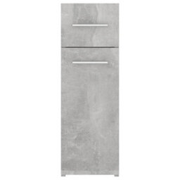 Walplus Apothecary Cabinet Concrete Grey 20X45.5X60 Cm Engineered Wood - thumbnail 6