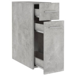 Walplus Apothecary Cabinet Concrete Grey 20X45.5X60 Cm Engineered Wood - thumbnail 5