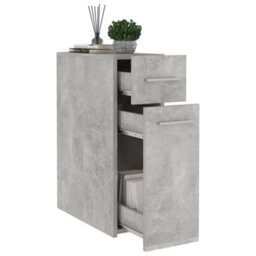 Walplus Apothecary Cabinet Concrete Grey 20X45.5X60 Cm Engineered Wood - thumbnail 4
