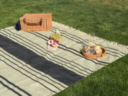 Beliani Picnic Blanket Bhong 200 X 200 Cm Beige - thumbnail 2