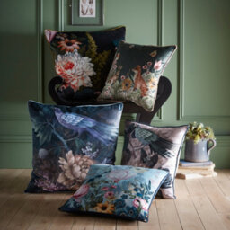 Appletree Kennington Luxe Velvet Multicoloured Filled Cushion - thumbnail 3