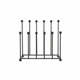 Garden Trading Small Welly Stand Wellington Boot Rack Crafted In Steel - Indoor Holds 4 Pairs Of Wellies Farringdon - thumbnail 4
