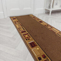 Jena Hallway Runner Rug - Hardwearing, Non-Slip & Durable Carpet For Hall, Kitchen & Corridor - thumbnail 1