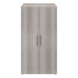 GoodHome Atomia Freestanding Matt Grey Oak Effect Particle Board Wardrobe (H)1925mm (W)1000mm (D)600mm - thumbnail 2