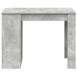 Berkfield Desk With Drawer And Shelf Concrete Grey 102X62X77.5 Cm Engineered Wood - thumbnail 4