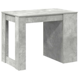 Berkfield Desk With Drawer And Shelf Concrete Grey 102X62X77.5 Cm Engineered Wood - thumbnail 7