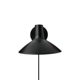 Nordlux Dftp Darci Indoor Wall Light Black Metal Sensor E14 Touch Switch - Plug In Or Mains Powered , Ip20 - thumbnail 3