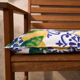 OHS Outdoor 2 Seater Bench Cushion Garden Furniture Seat, 40 X 110Cm - Lemon Tile - thumbnail 6