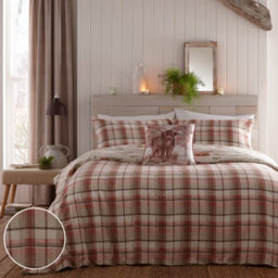 Dreams & Drapes Hanson Highland Cow Brushed Cotton Duvet Cover Set - thumbnail 4