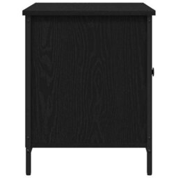 Walplus Tv Cabinet Black Oak 80 X 40 X 50 Cm Engineered Wood - thumbnail 7