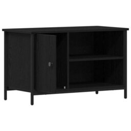 Walplus Tv Cabinet Black Oak 80 X 40 X 50 Cm Engineered Wood - thumbnail 5