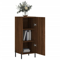 Berkfield Sideboard Brown Oak 34.5X34X90 Cm Engineered Wood - thumbnail 4