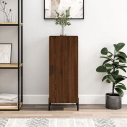 Berkfield Sideboard Brown Oak 34.5X34X90 Cm Engineered Wood - thumbnail 1