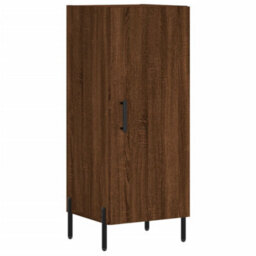 Berkfield Sideboard Brown Oak 34.5X34X90 Cm Engineered Wood - thumbnail 2