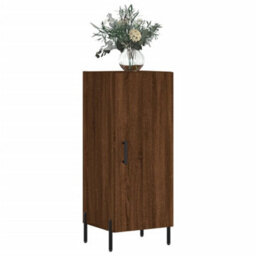Berkfield Sideboard Brown Oak 34.5X34X90 Cm Engineered Wood - thumbnail 3