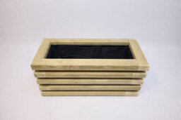 Rectangle Wooden Tiered Garden Planter (Phoebe Range) 80Cm X 40Cm 38Cm High - thumbnail 3