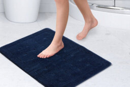 Shades Collection Bath Mat In Navy - thumbnail 2