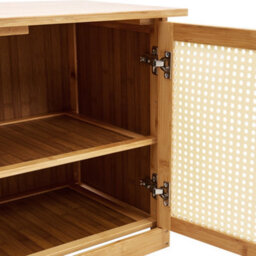 Thehotsale Wooden Entryway Storage Shoe Cabinet Natural - thumbnail 6