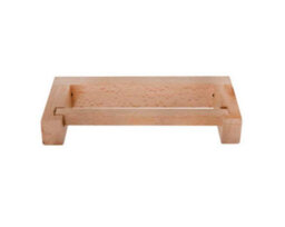 Garden Trading Southbourne Wooden Beech Bathroom Cloakroom Toilet Roll Holder Wall Mounted - thumbnail 2