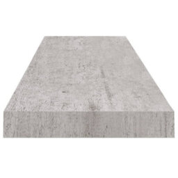 Berkfield Floating Wall Shelves 4 Pcs Concrete Grey 90X23.5X3.8 Cm Mdf - thumbnail 6
