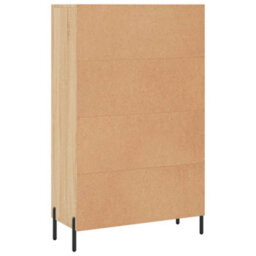 Berkfield Highboard Sonoma Oak 69.5X31X115 Cm Engineered Wood - thumbnail 8