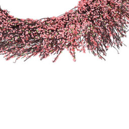 Beliani Decorative Wreath Galletas 50 Cm Pink - thumbnail 5