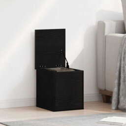 Walplus Storage Box Black Oak 30 X 35 X 35 Cm Engineered Wood
