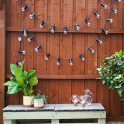 Valuelights Set Of 10 Ip44 Rated Decorative Outdoor Garden Integrated Warm White Led Festoon Clear Globe Lights 6M Length - thumbnail 4
