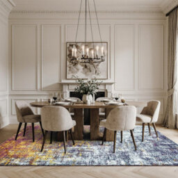 Homeart Eton Abstract Area Rug Super Soft & Durable Woven Carpet With Modern Artistic Design Pink 200X290 - thumbnail 4