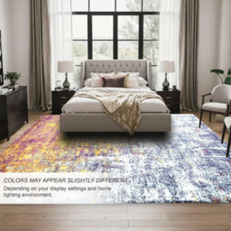Homeart Eton Abstract Area Rug Super Soft & Durable Woven Carpet With Modern Artistic Design Pink 200X290 - thumbnail 3