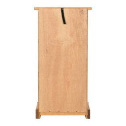 Seconique Corona 5 Drawer Narrow Chest Of Drawers Distressed Waxed Pine Metal Handles - thumbnail 5