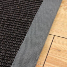 Black/grey Natural Decorative Modern Plain Bordered Natural Fibers Rug For Living Room Bedroom & Dining Room-120Cm X 180Cm - thumbnail 2