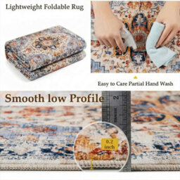 160X230Cm Extra Large Traditional Rugs Non Slip Hallway Runner Living Room Bedroom Carpets - thumbnail 9