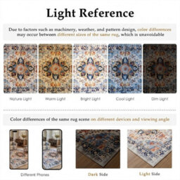 160X230Cm Extra Large Traditional Rugs Non Slip Hallway Runner Living Room Bedroom Carpets - thumbnail 8