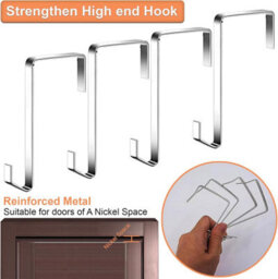 ATEK Over Door Shoe Storage 24 Large Mesh Pockets Hanging Shoe Rack With Hooks For Men Women And Kids Space Saving Door Organizer - thumbnail 5