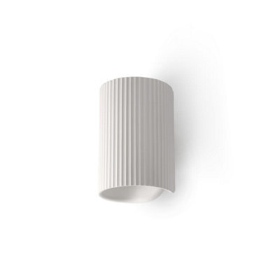 Luminosa Lighting Luminosa Trama Plaster Wall Lamp White 1X E14 - image 1