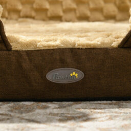 Pawhut Dog Bed Calming Pet Bed Dog Mattress For Medium Dogs - Brown - thumbnail 9