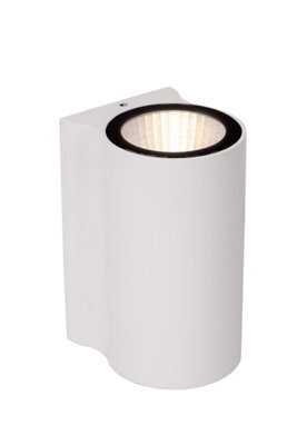 Lucide Akra Wall Light Outdoor - Led 2700K Ip54 - White - image 1