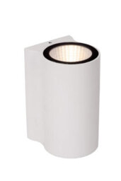Lucide Akra Wall Light Outdoor - Led 2700K Ip54 - White - thumbnail 1
