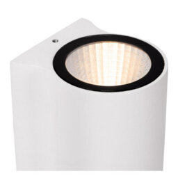Lucide Akra Wall Light Outdoor - Led 2700K Ip54 - White - thumbnail 4
