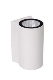 Lucide Akra Wall Light Outdoor - Led 2700K Ip54 - White - thumbnail 2