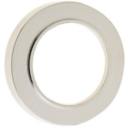 Loops Elegant Plain Outer Roses For Escutcheons In Polished Nickel - Solid Brass Key Hole Cover - thumbnail 1