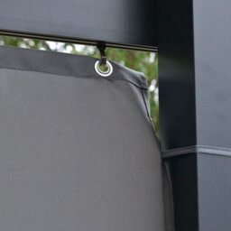 Outsunny Outdoor Pergola Gazebo Party Tent Garden Sun Shelter 4 X 3M W/ Curtain - thumbnail 7