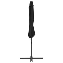 Walplus Cantilever Garden Parasol With Steel Pole Black 300 Cm - thumbnail 4