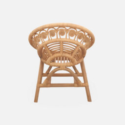 Sweeek - Children's Rattan Chair Alice Natural 46X39.5X55 Cm - thumbnail 2