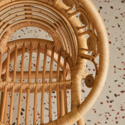 Sweeek - Children's Rattan Chair Alice Natural 46X39.5X55 Cm - thumbnail 7