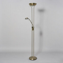 Litecraft Mother & Child Antique Brass Led Floor Lamp - thumbnail 4