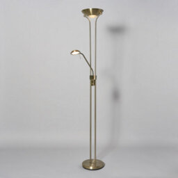 Litecraft Mother & Child Antique Brass Led Floor Lamp - thumbnail 3