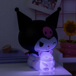 Kuromi Globuddies Night Light, Officially Licensed Sanrio 3D Led Lamp, Battery Powered Gift For Hello Kitty Fans, Paladone - thumbnail 3