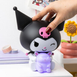 Kuromi Globuddies Night Light, Officially Licensed Sanrio 3D Led Lamp, Battery Powered Gift For Hello Kitty Fans, Paladone - thumbnail 1